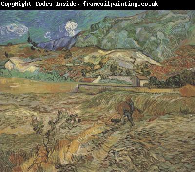 Vincent Van Gogh Enclosed Wheat Field with Peasant (nn04)